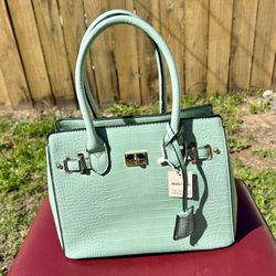 New Vegan Crocodile Handbag