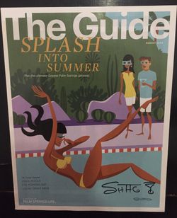 SHAG Signed Collectible Magazine Including Martini Sketch - This Cover Image Appears In The PS Shag House