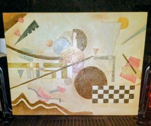 Abstract Geometric Art Painting on Canvas