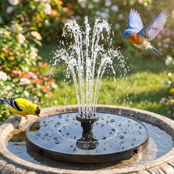 Floating Solar Powered Water Pump with 7 Nozzles
