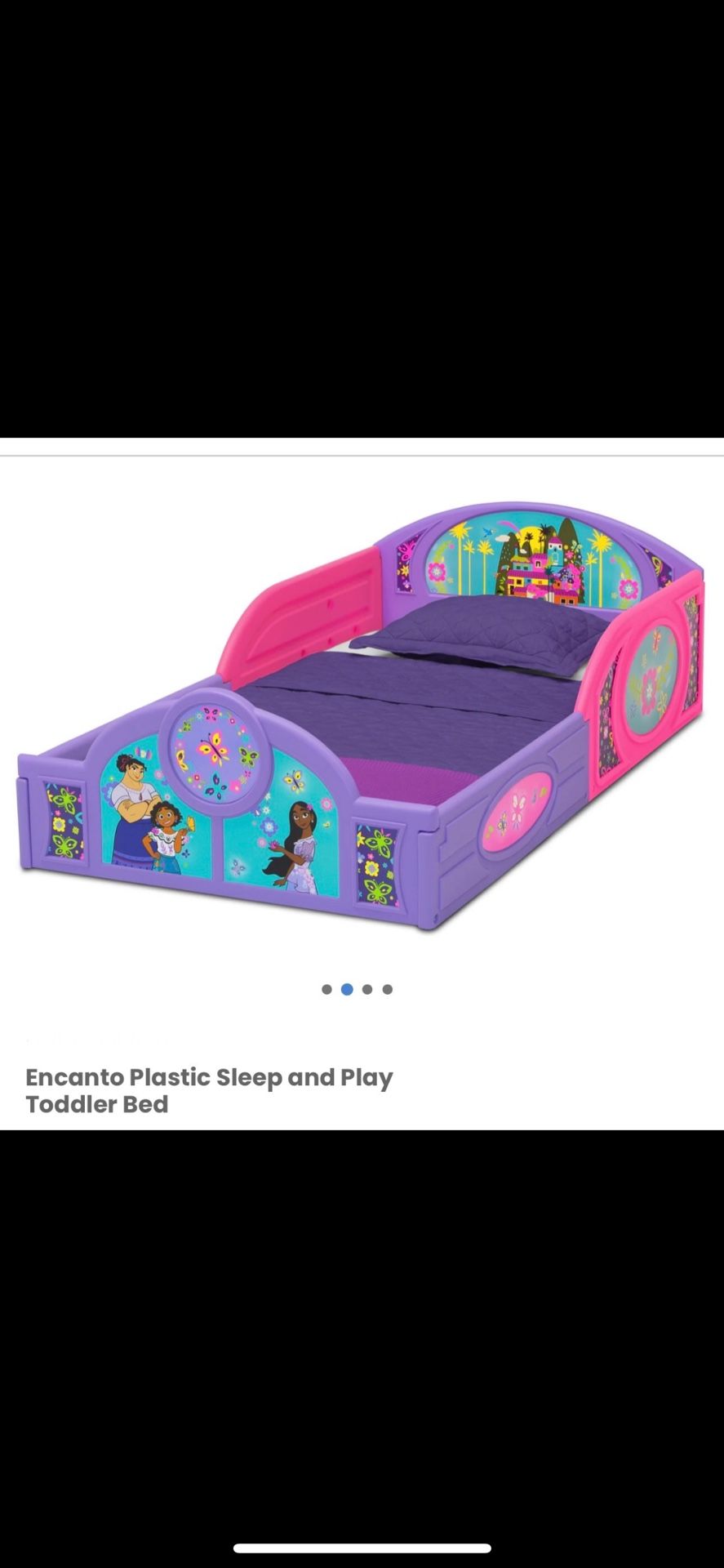 Encanto Plastic Sleep & Play Toddler Bed Frame/ Bed/ Encanto/ Bed Frame/ Kids/ Toddler/ Toys/ New