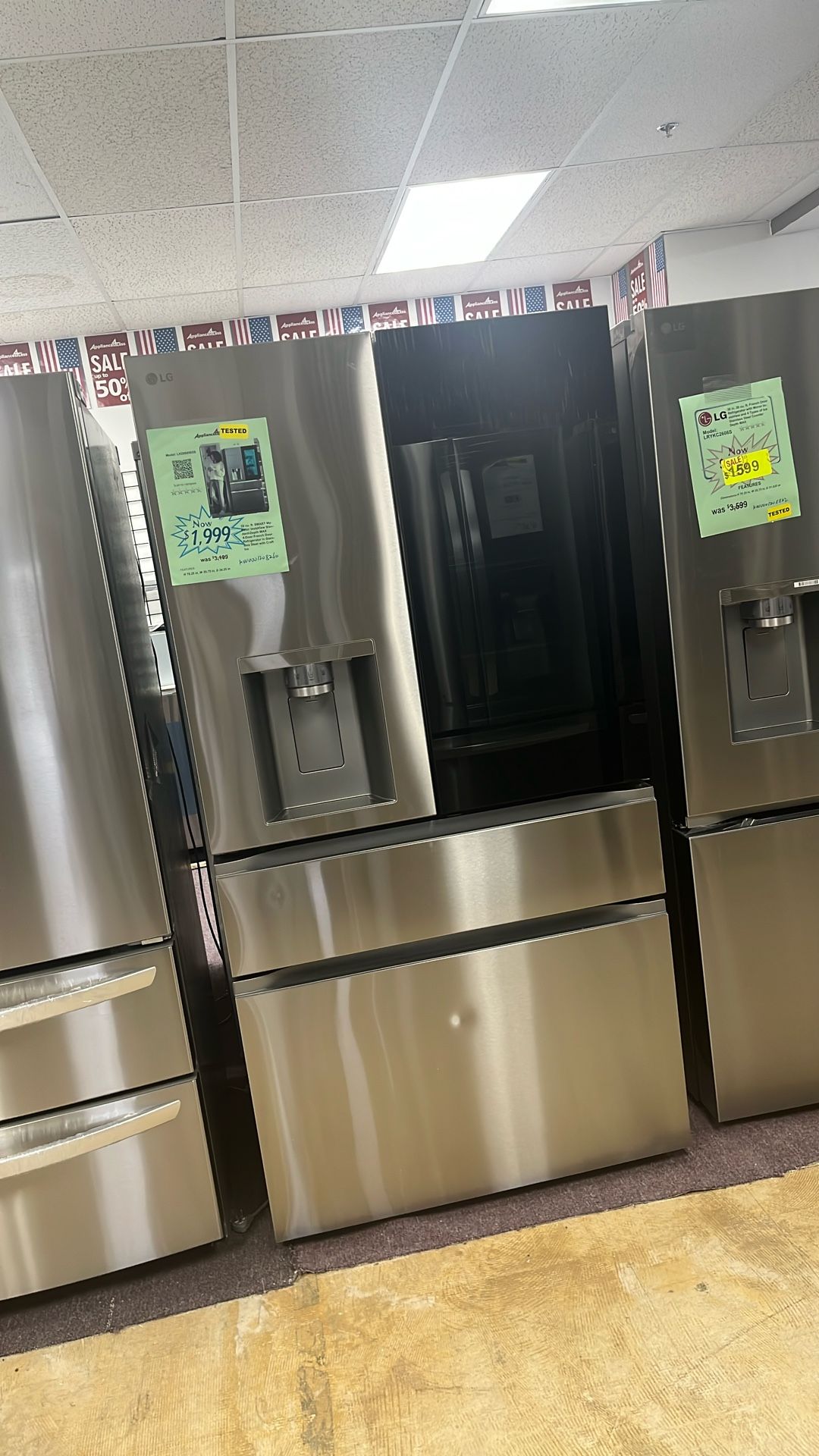 Refrigerator With InstaView 36” In Stainless Steel