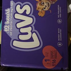 LUVS paw patrol diapers