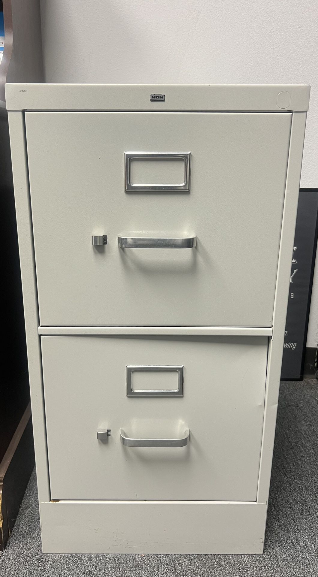 2 Drawer Vertical File Cabinet 