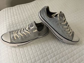 Grey/Silver Velvet  Converse