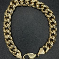 10kt Cuban Bracelet