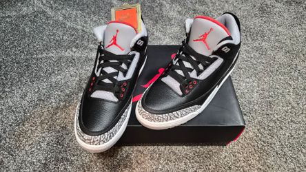 2018 Jordan 3 Black Cement