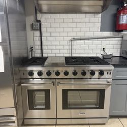 Free Standing Double Oven Gas Range