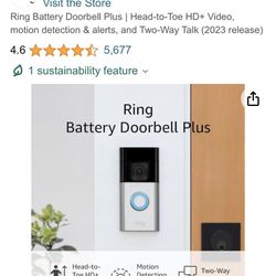 RING CAMERA WITH MOUNT $40 FIRM