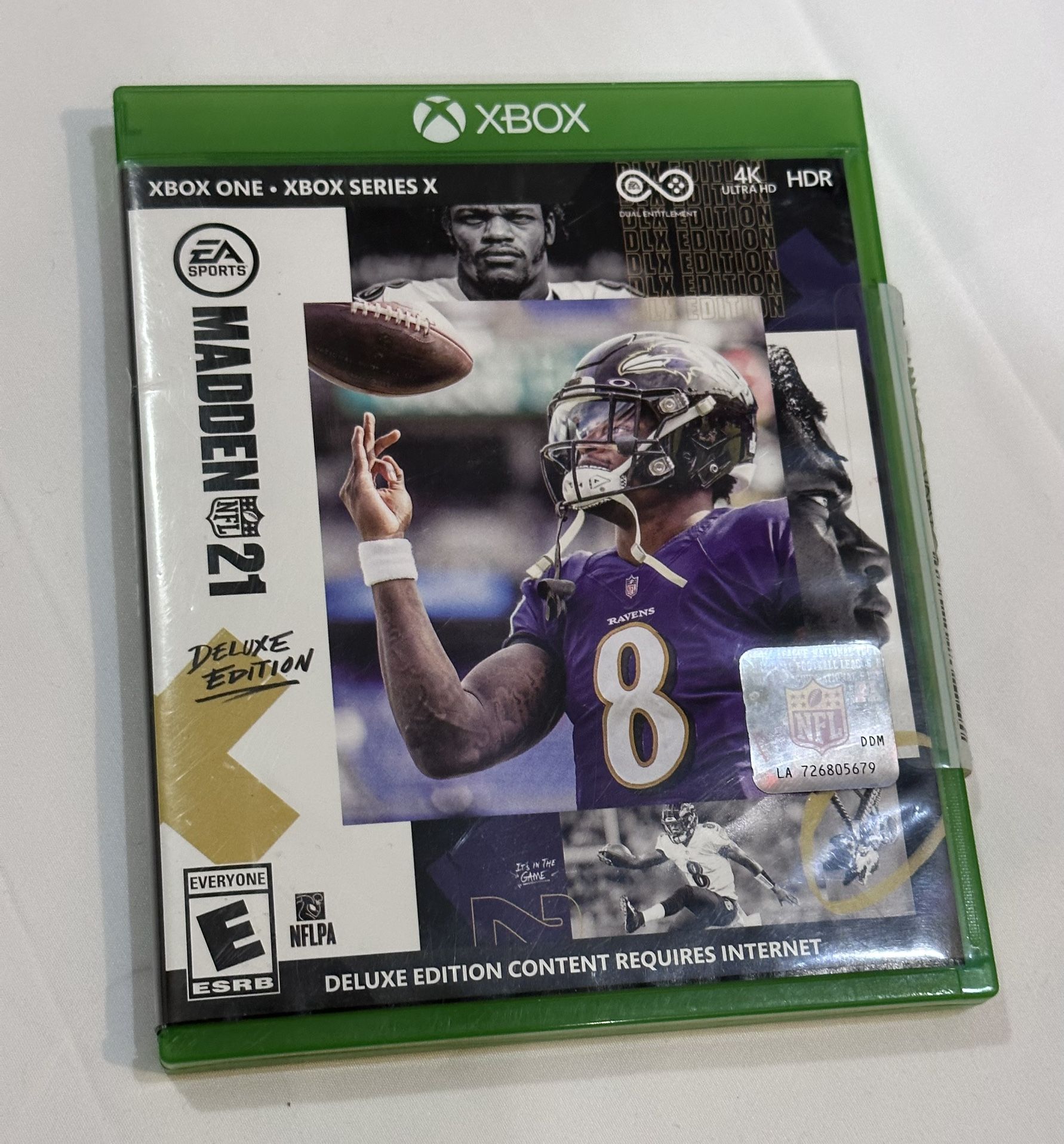 Madden 21 Deluxe Edition Xbox Game With Case & Inserts Video Game NFL