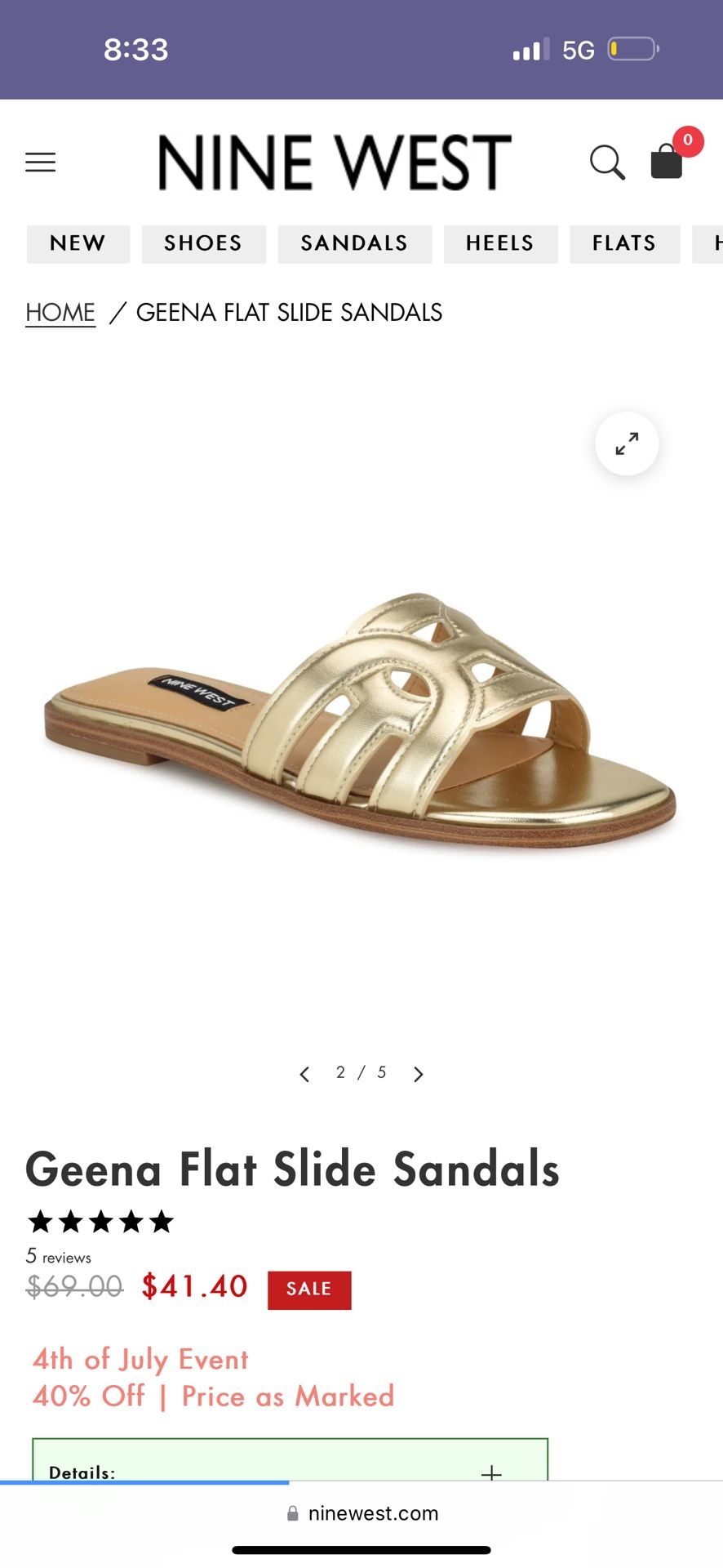 Nine West Sandals