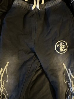 Hellstar Racer Path To Paradise Sweatpants Washed Black