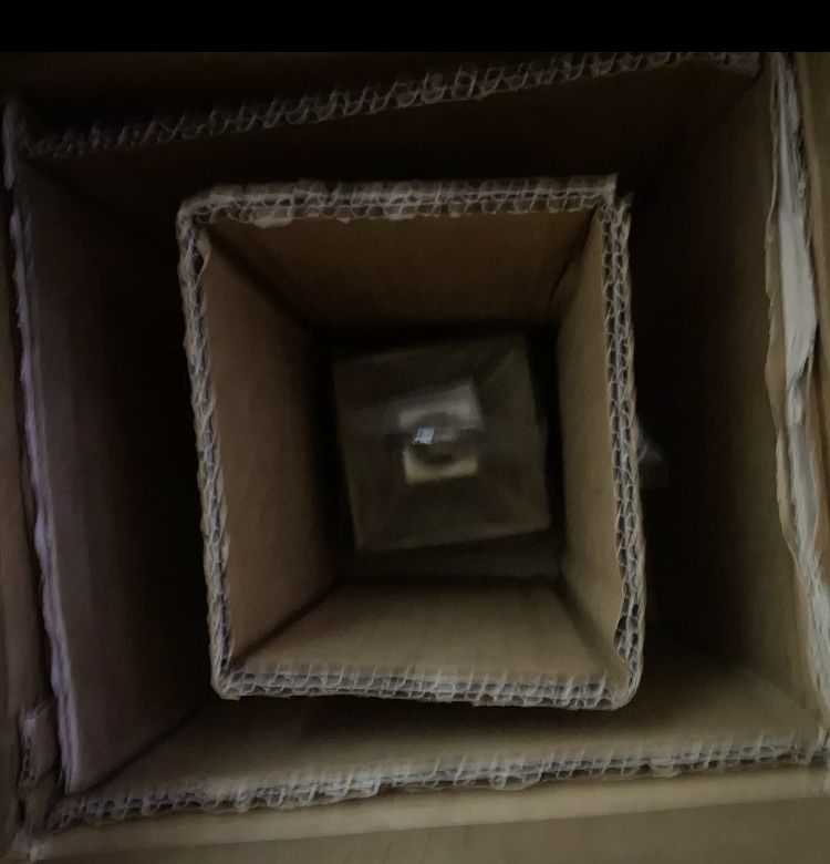Set 4 Bronze Frosted Outdoor /indoor Lighting New In Box