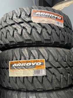 33x12.50r17 Arroyo Mt 4 new tires INSTALLED ✅ instaladas ✅