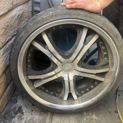 20” custom wheels with tires 275/30ZR20 Nitto NT555