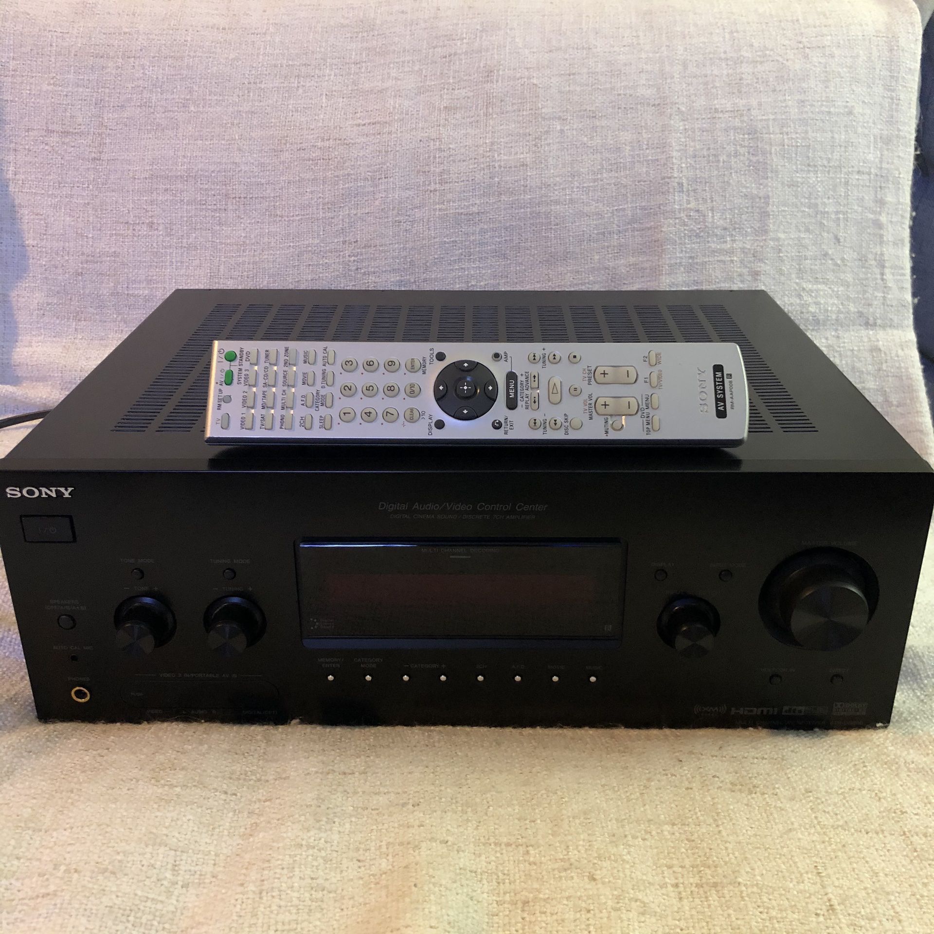 Sony Home Theater AV Receiver & Definitive Surround Sound Speaker System