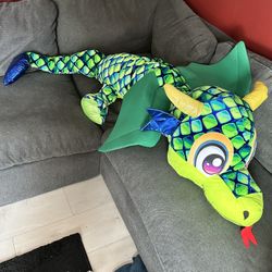 XL Green Dragon Stuffed Animal