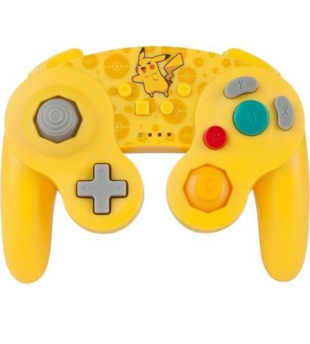 PowerA GameCube Wireless Controller For Nintendo Switch - Yellow Pikachu (Brand New)
