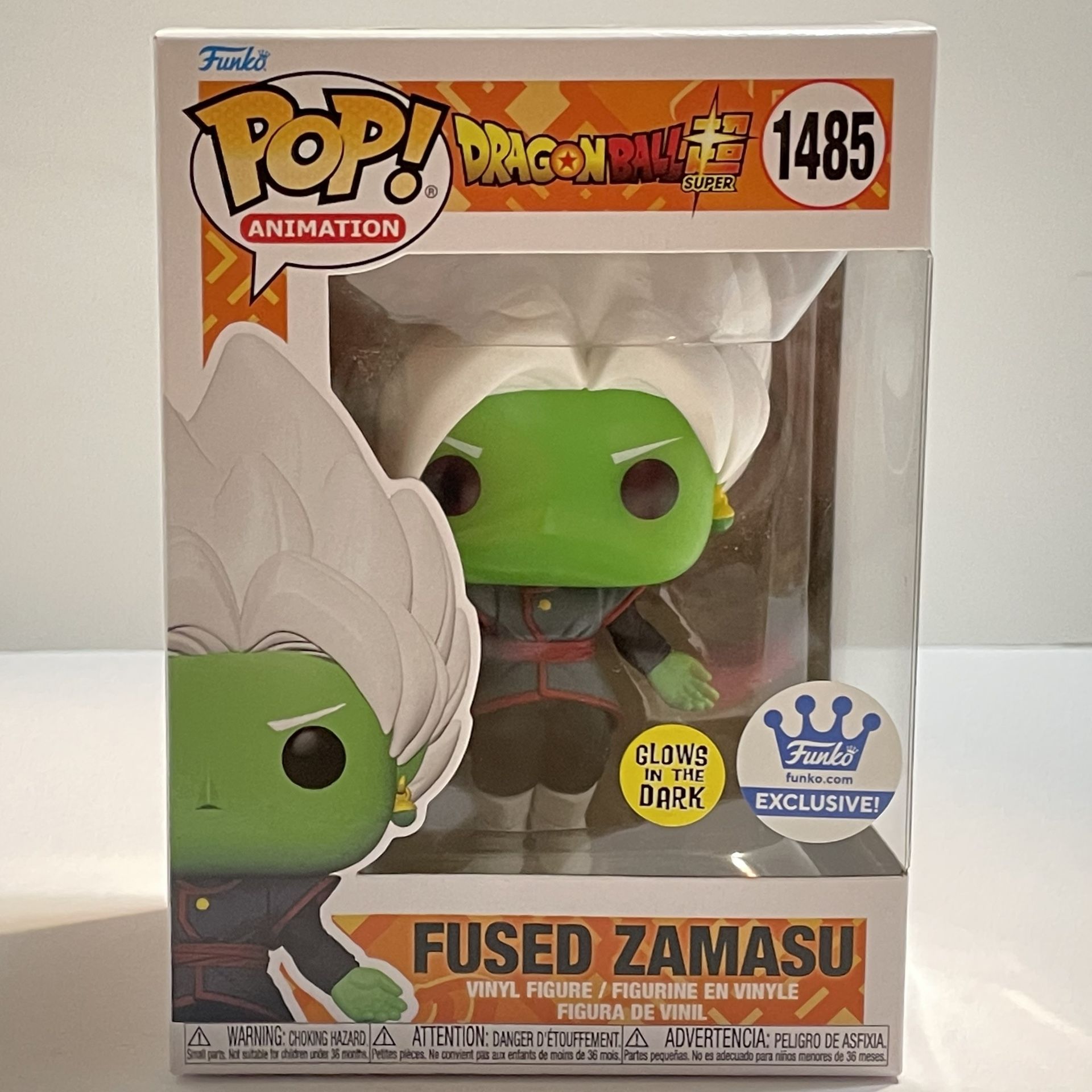 1485 Fused Zamasu GID Funko Pop Anime Manga Dragon Ball Z Super MIB