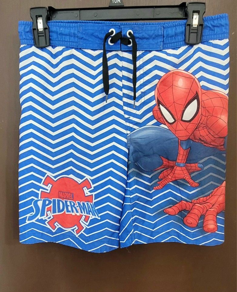 Marvel Spider-Man Zigzag Blue Shorts