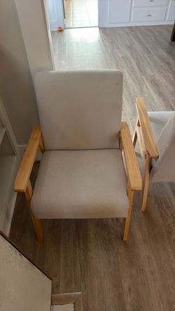 Accent Chairs with Wood Arms