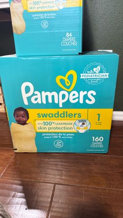 Pampers Diapers Size N & 1
