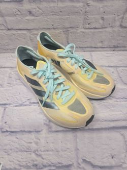 Adidas Adizero Boston 11 Running Shoes Sneaker Women’s Size 9 Yellow Black White