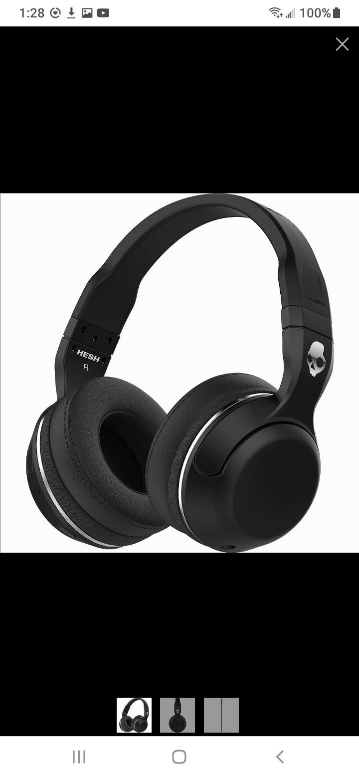 Skullcandy Hesh 2 Bluetooth Over The Ear Headphones Comes With Wire Too