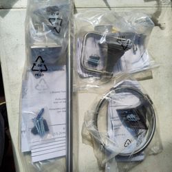 Arista 3 Piece Bathroom Accessories Set In Brushed Nickel, Few Available 