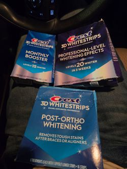 3 Pack Crest White Strips ($130 Value)