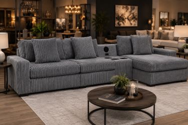 🔥 JUMBO CORDUROY MODULAR SECTIONAL 🔥