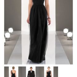 Black Bridesmaid Dress