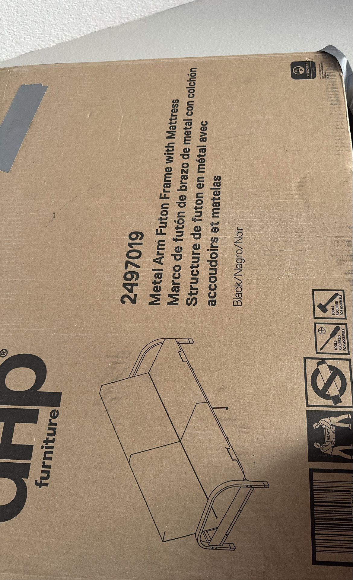 Futon with mattress