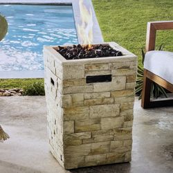 Outdoor gas Fire Column $90