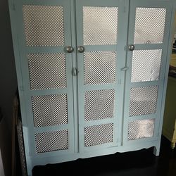 Beautiful light blue cabinet