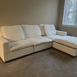NEW WHITE CLOUD DUPE SECTIONAL COUCH
