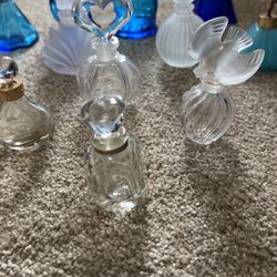 (16) Various Vintage Perfume Bottles 
