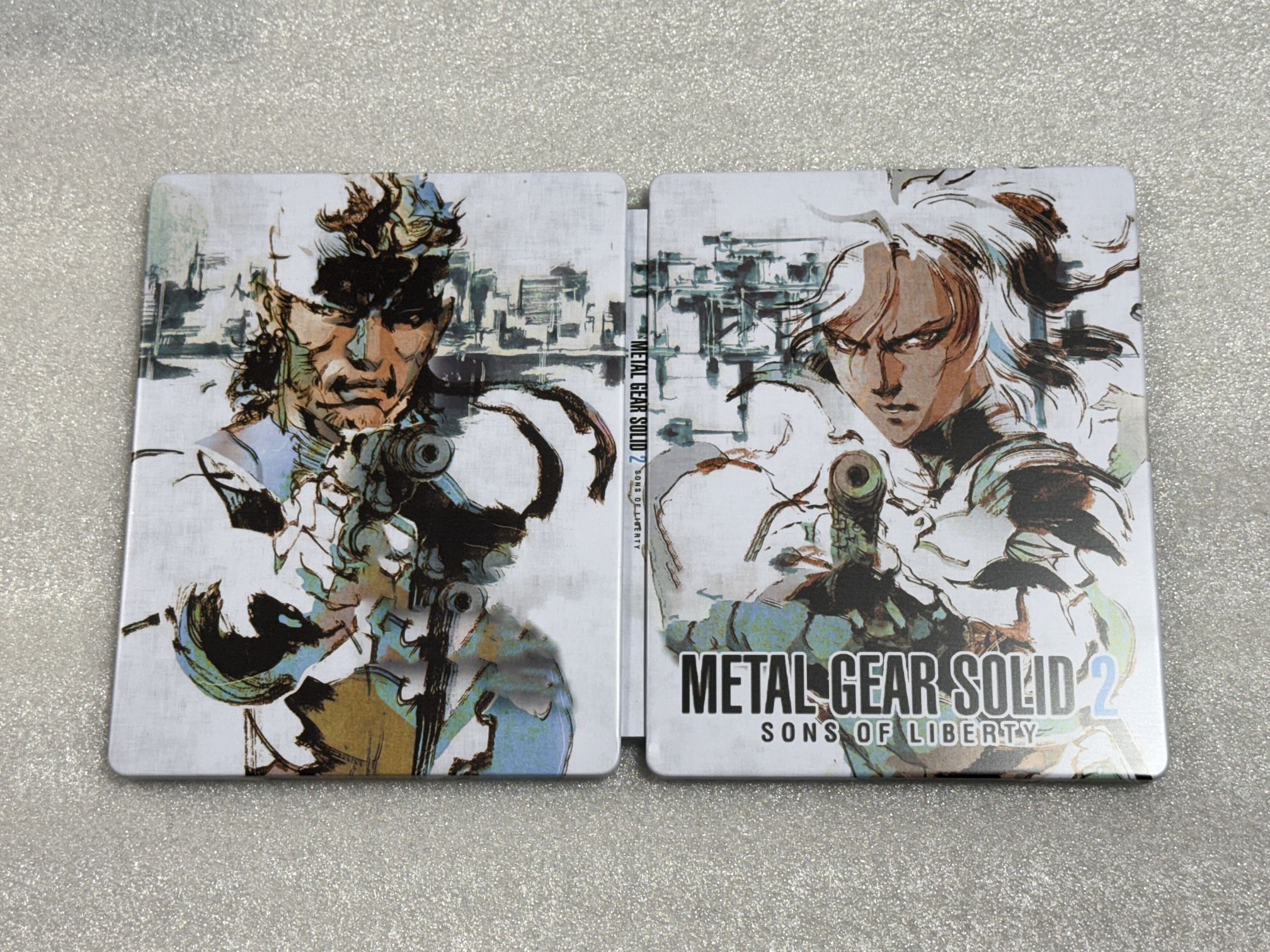 Metal Gear Solid 2 Sons Of Liberty Custom made Steelbook/SteelUp Case PS3/Xbox