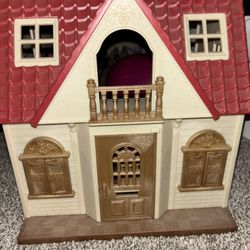 Calico Critters Red Roof Doll House 