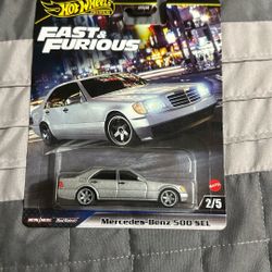 Mercedes Benz 500 SEL Hotwheel Fast And Furious Set
