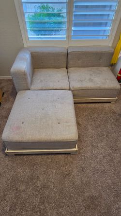 Kids Modular Sectional Sofa with Ottoman