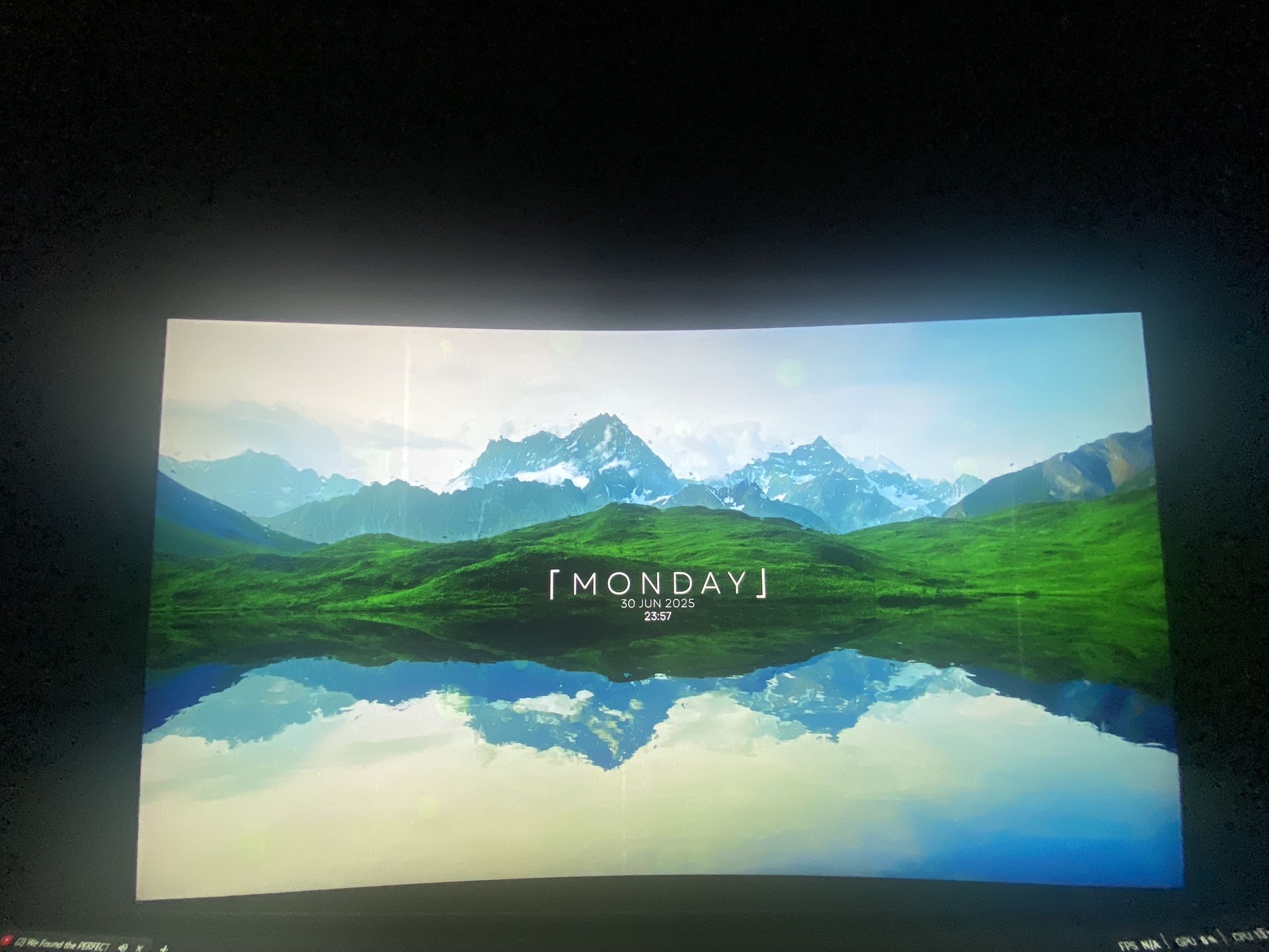Curved Acer 165hz 1080p Monitor