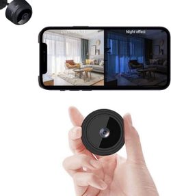 Jukllezan Mini Spy Camera Wireless WiFi Hidden Camera 1080P Full Hidden Camera with Night Vision and Motion Detection Security Nanny Camera for Outdoo