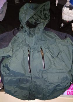 Cabela’s Outdoor Gear Hooded Jacket Men’s XL Green Nylon
