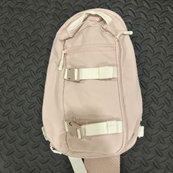 Pink Padded Sling Backpack -  Hiking 