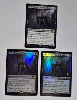 VITO, THORN OF THE DUSK ROSE x3 M21+FOIL+PROMO 2020 NM MAGIC THE GATHERING MTG
