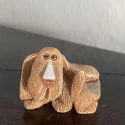 Vintage 1979 Artesania Riconada Puppy Dog Figurine Uruguay