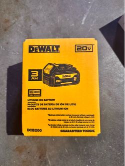 DeWalt 3 amp battery