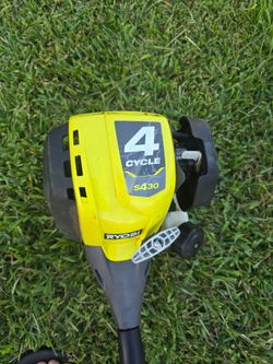 Ryobi 4 cycle weedeater straight