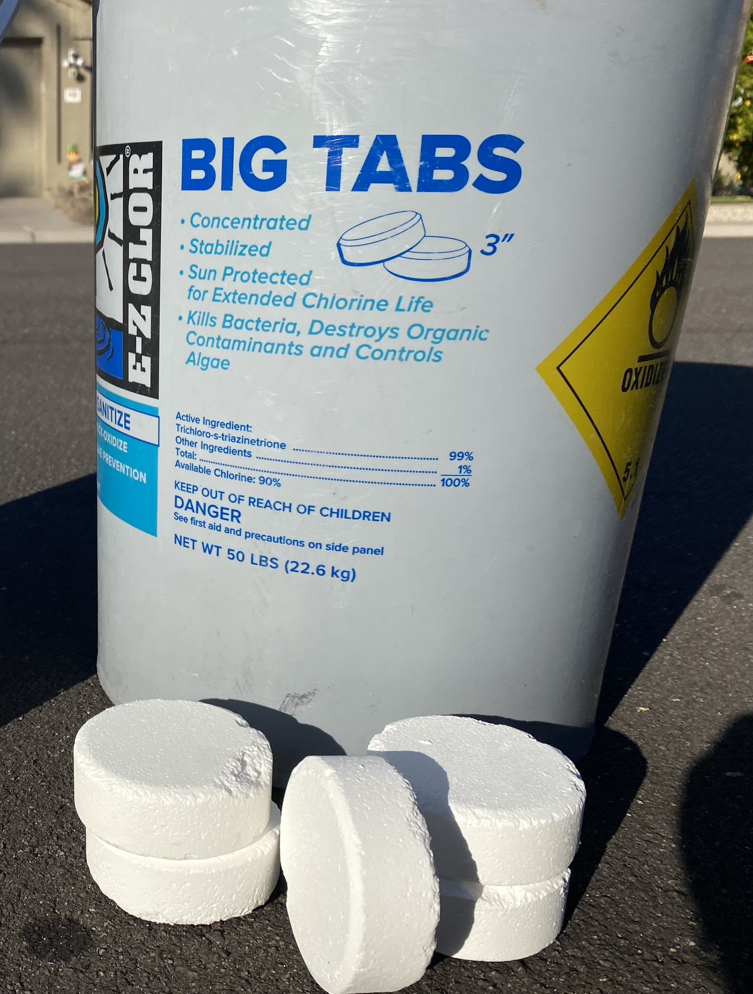 Commercial Chlorine Tabs 50lb 